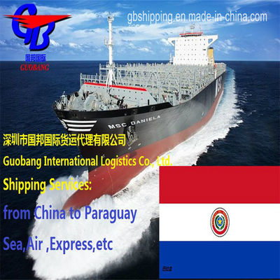 Shipping to Paraguay by Sea Air Express Express Service Work Well with EMS Total Supply 500teu/Month