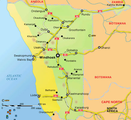 Envío seguro desde a Namibia por mar para carga general, asequible y conveniente
