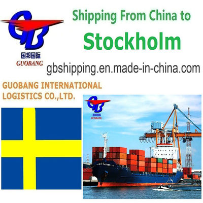 Air Sea Freight Shipping Services From to Stockholm Sweden Co/Fa/Fe/FF Add-on and LCL FCL with Courier